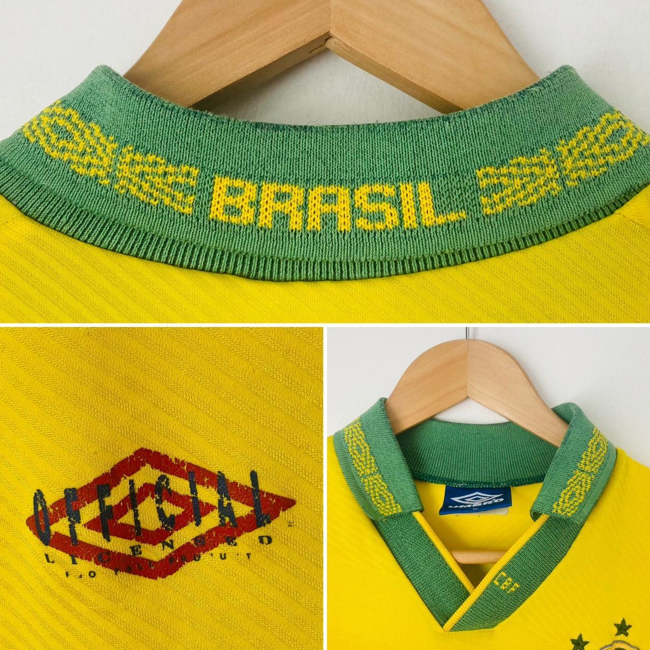 Brazil 1994 Yellow Home Football Shirt (M)