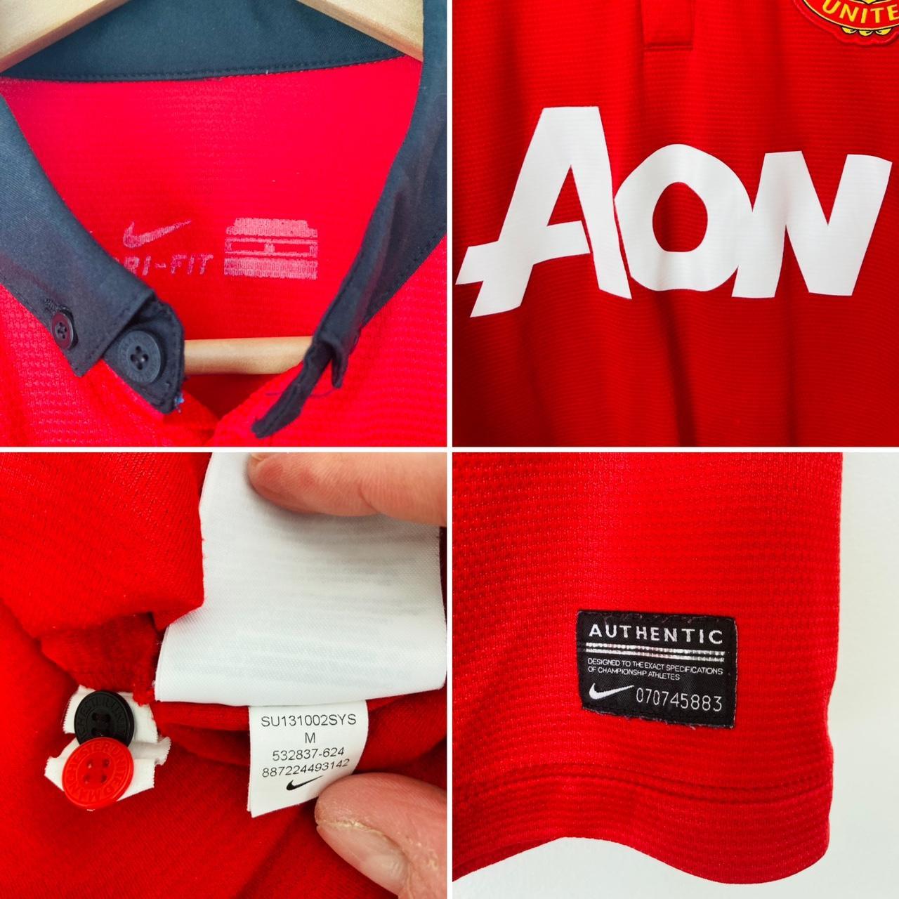 Manchester United 2013/2014 Red Home Football Shirt (M)
