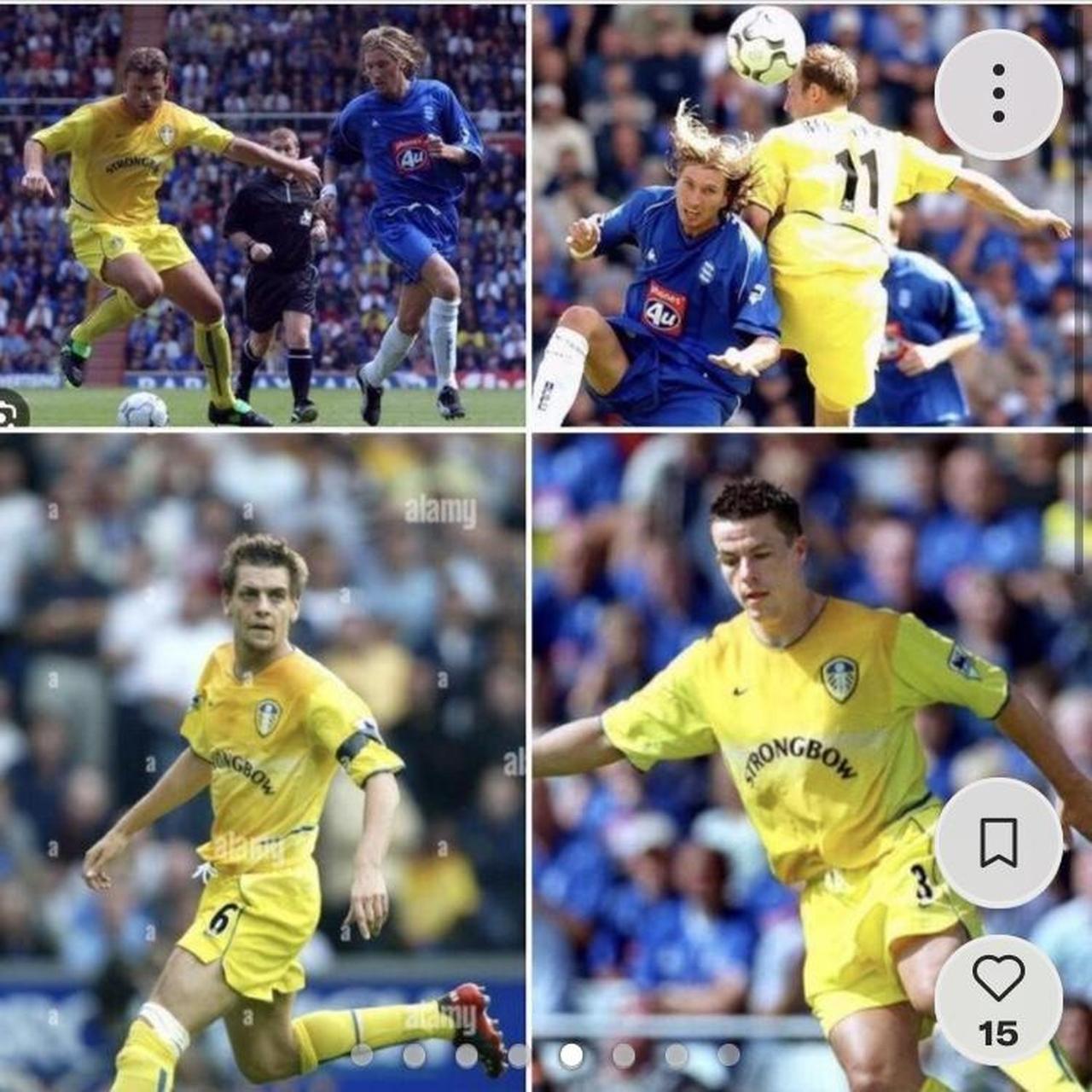 Leeds United 2002/2004 Yellow Away Football Shirt (L)