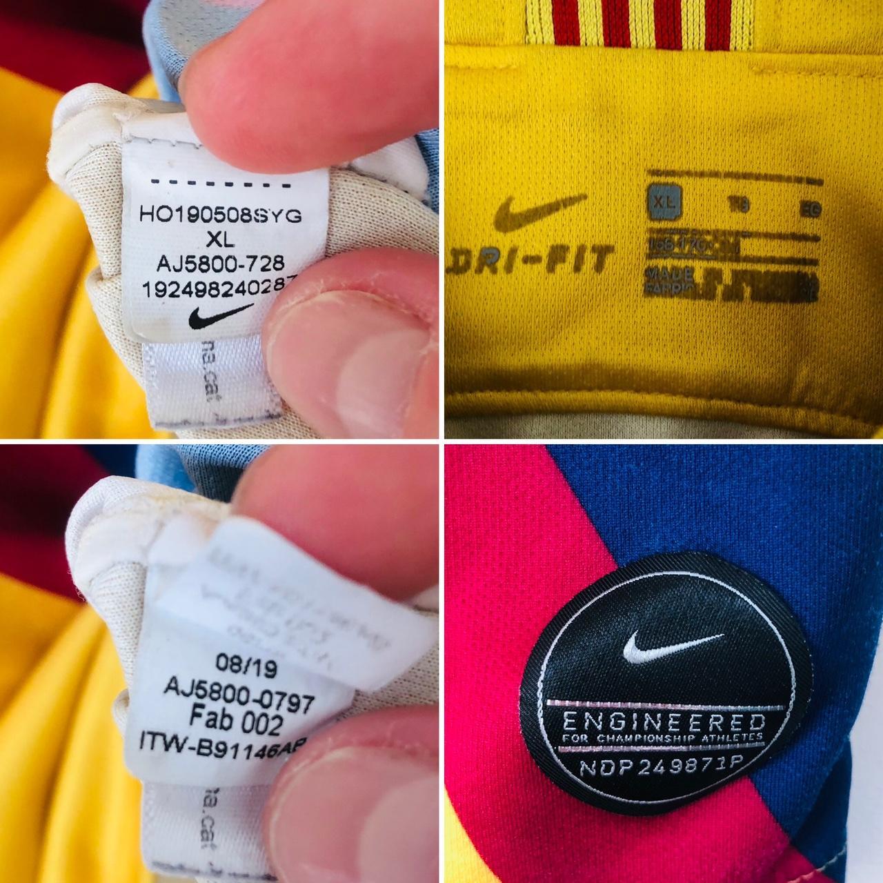 Barcelona 2019/2020 Yellow Away Football Shirt (YXL)
