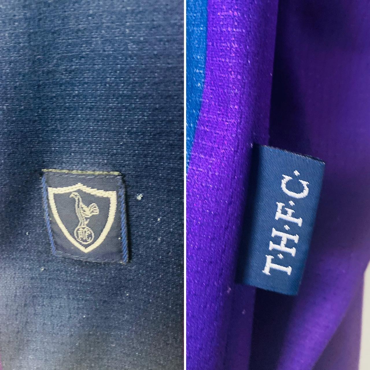 Tottenham Hotspur 1995/1997 Purple & Navy Away Football Shirt (L)