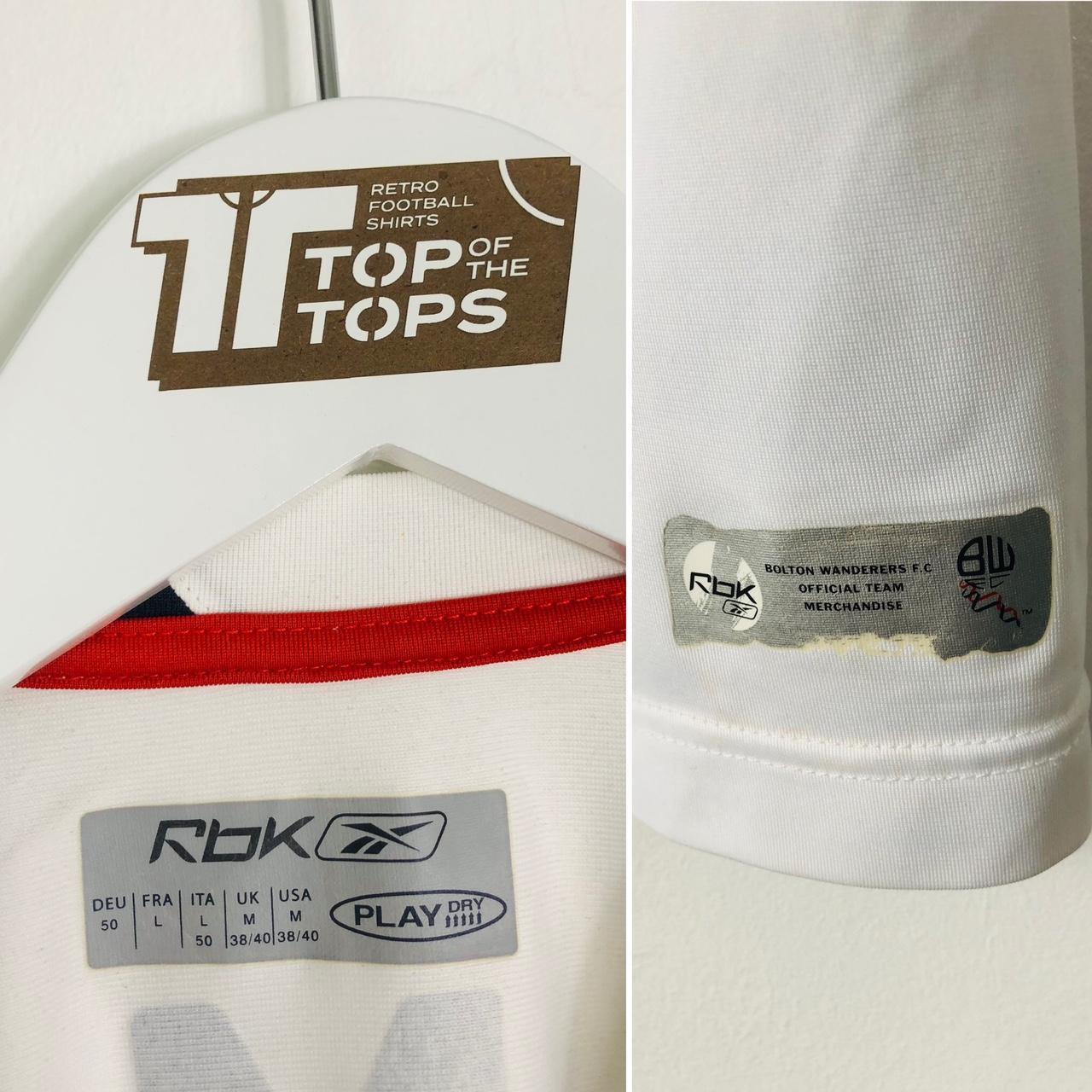 Bolton Wanderers 2007/2008 White Home Football Shirt (M)