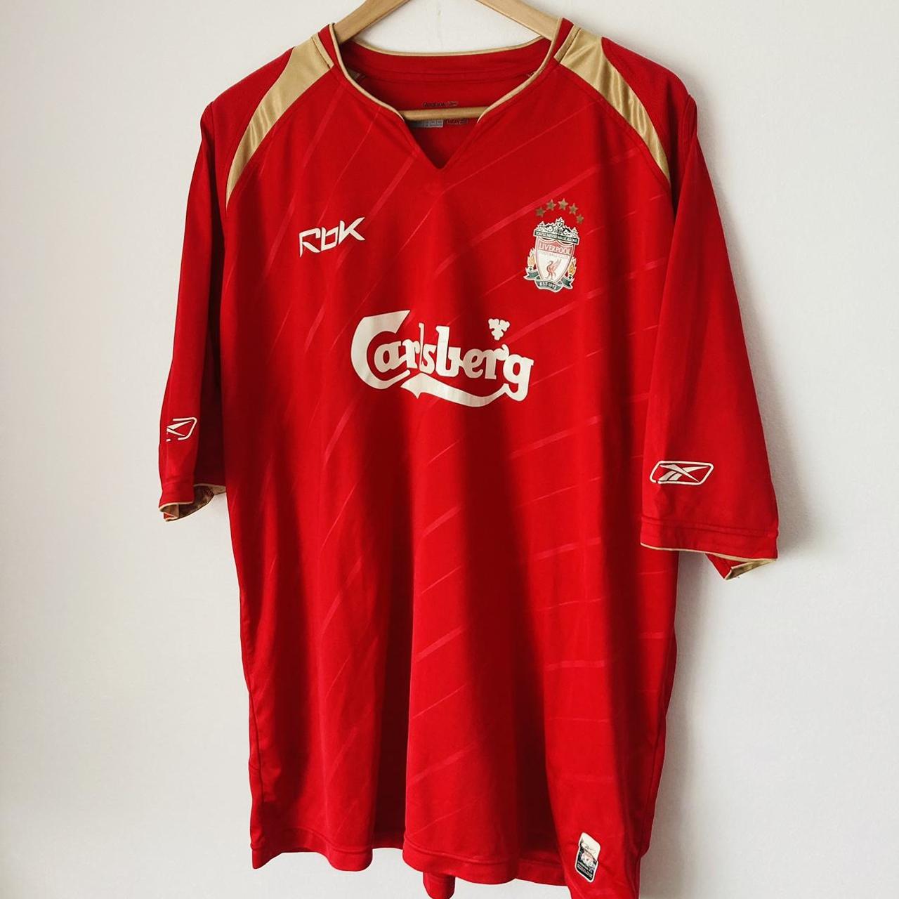 Liverpool 2005/2006 Red Cup Football Shirt (XXL)