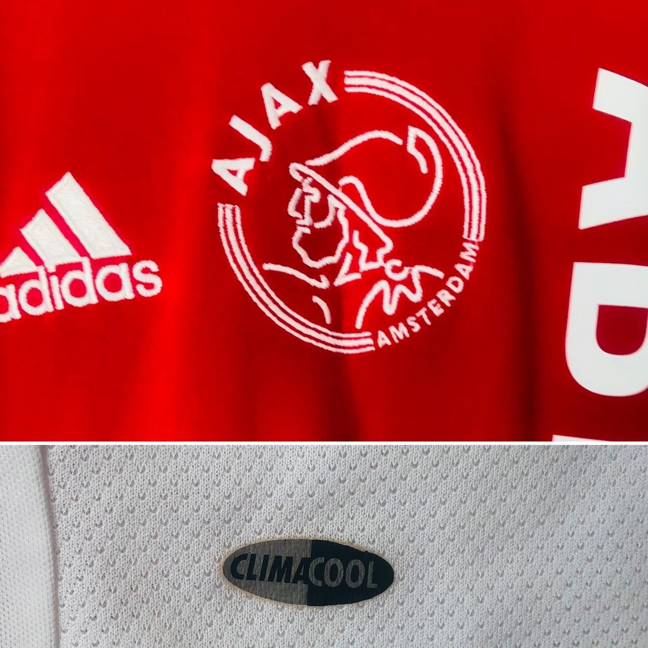 Ajax 2005/2006 Red & White Home Football Shirt (L)