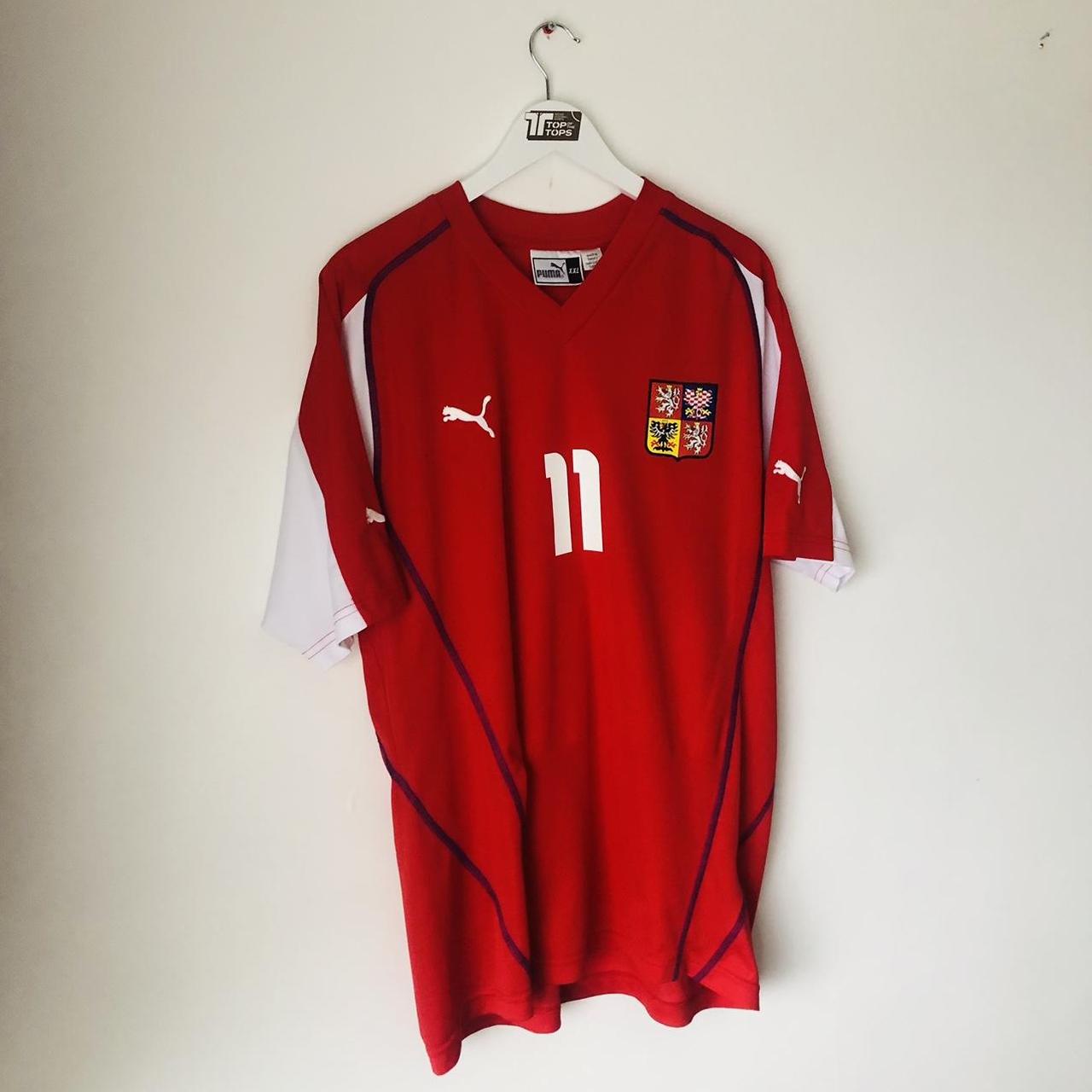 Czech Republic 2003/2004 Red Home Football Shirt (XXL)