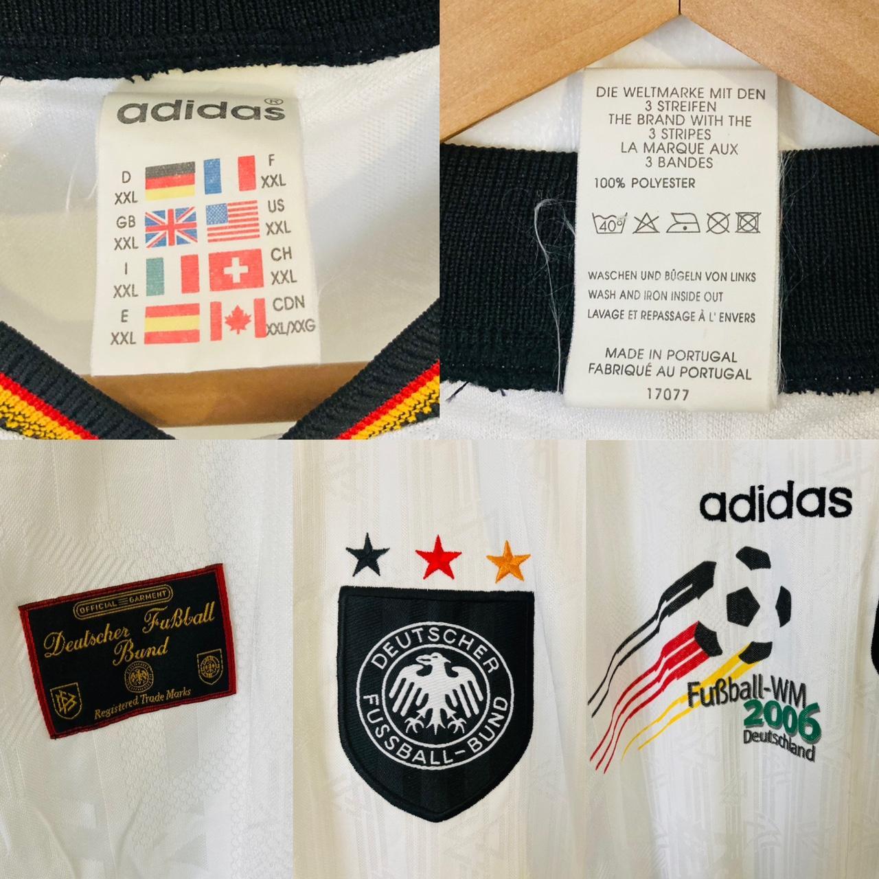 Germany 1996/1998 White Home Football Shirt (XXL)
