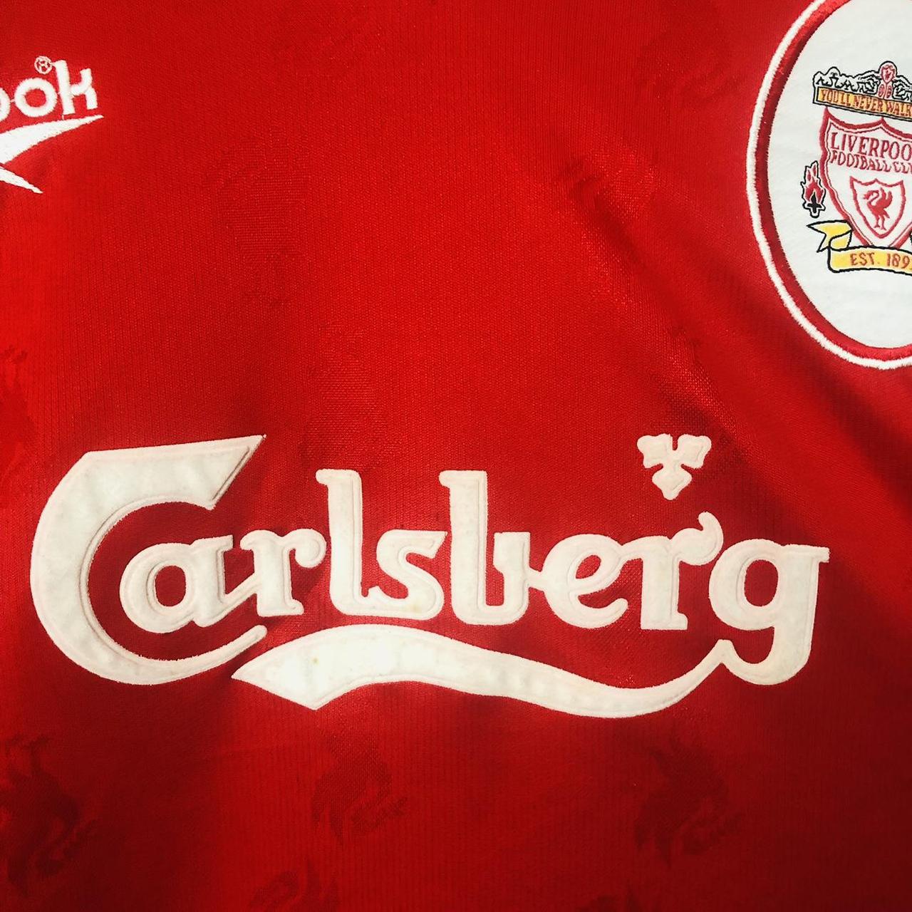 Liverpool 1996/1998 Red Home Football Shirt (XXL)