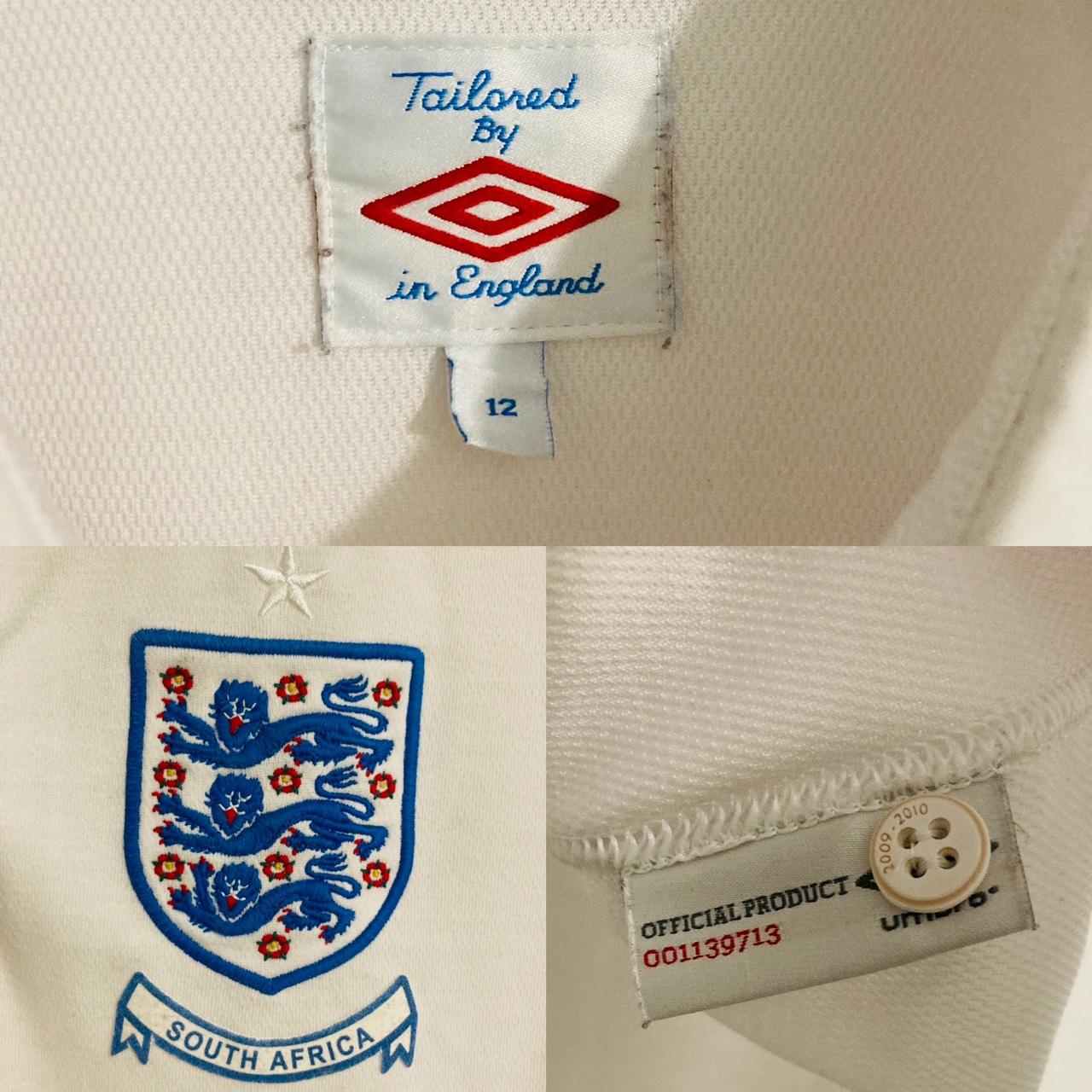 England 2010/2011 White Home Ladies Football Shirt (12)