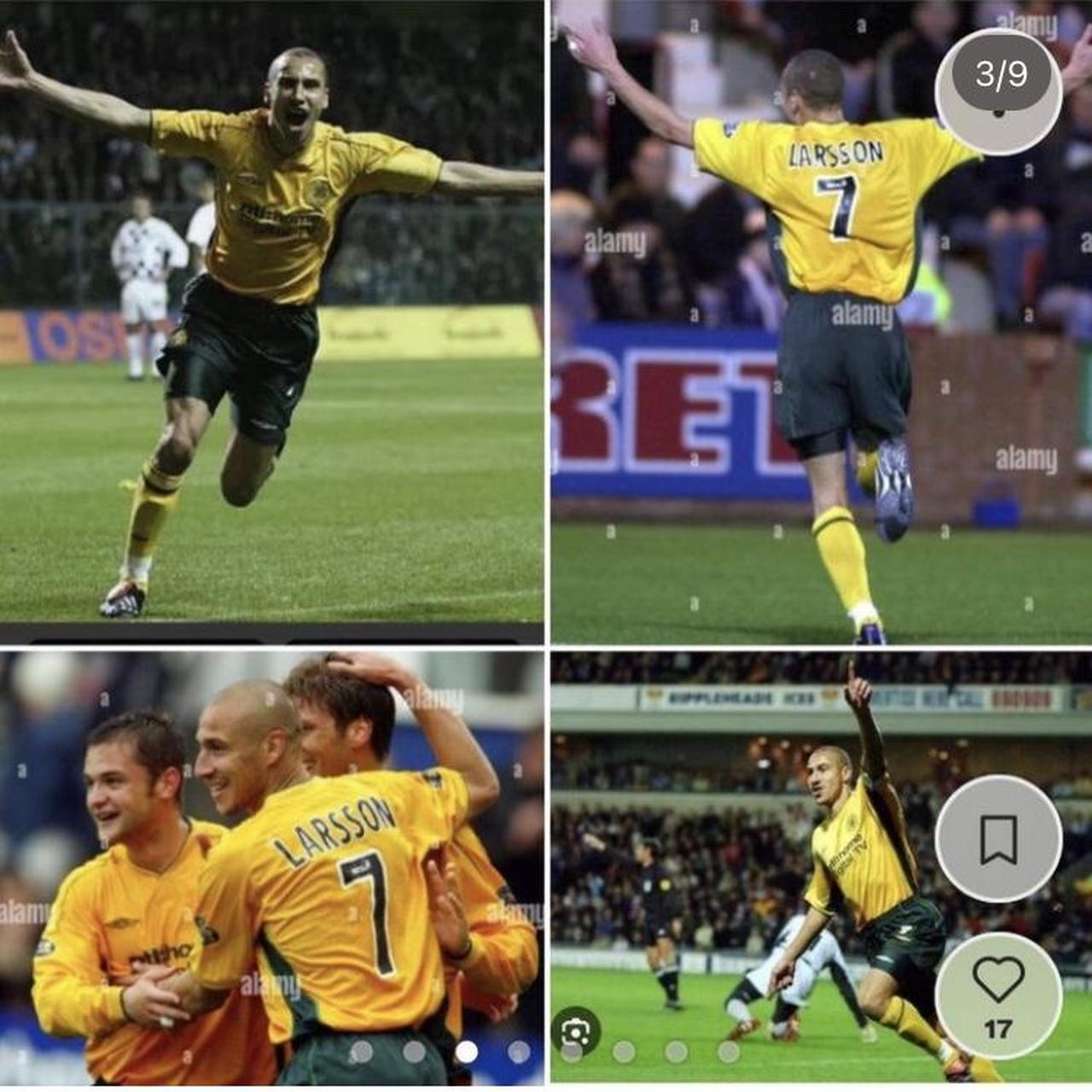 Celtic 2002/2003 Yellow Football Shirt (XXL)