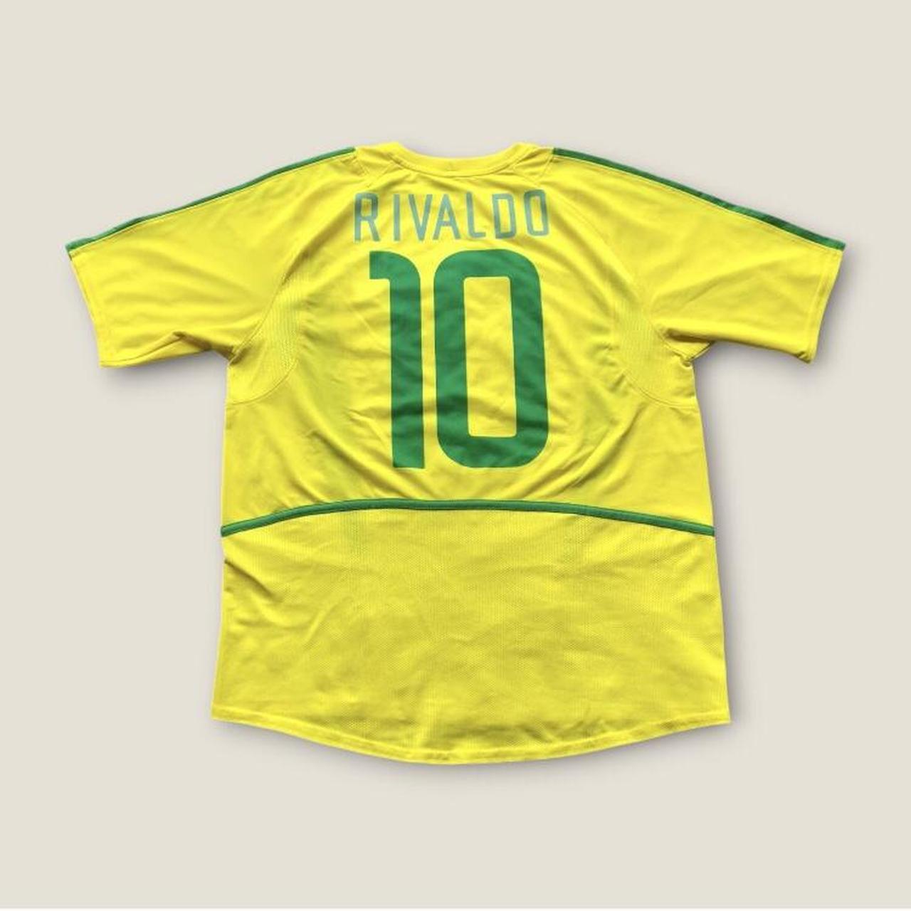 Brazil 2002 Yellow Football Shirt (S)