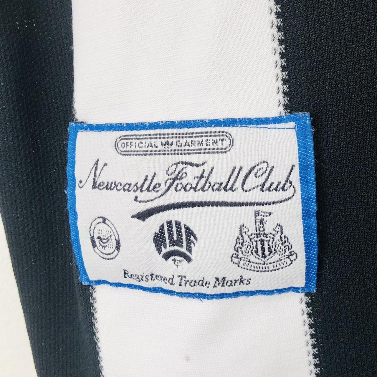 Newcastle United 1995/1997 Black & White Football Shirt (S)