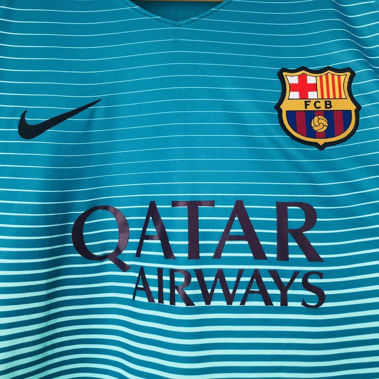 Barcelona 2016/2017 Blue Third Football Shirt (XL)