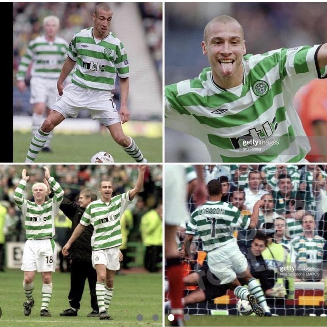 Celtic 2001/2003 Green & White Home Football Shirt (XL)
