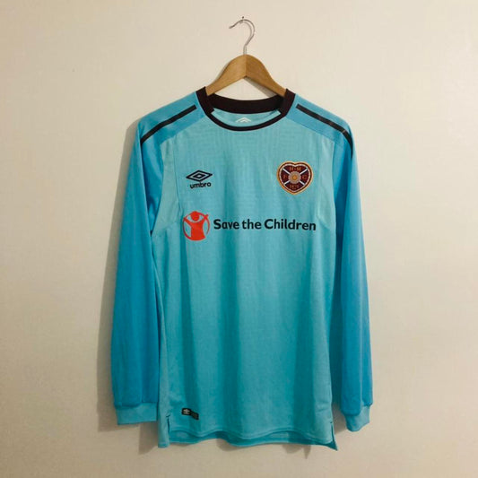 Heart of Midlothian 2017/2018 Blue Away Football Shirt (S)