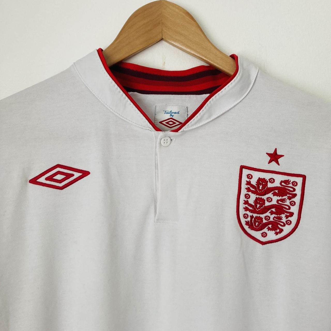 England 2012 White Home Football Shirt (XL)