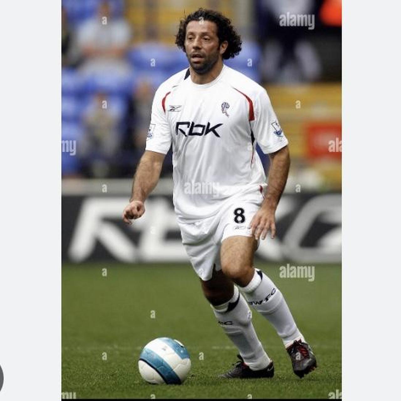 Bolton Wanderers 2007/2008 White Home Football Shirt (M)