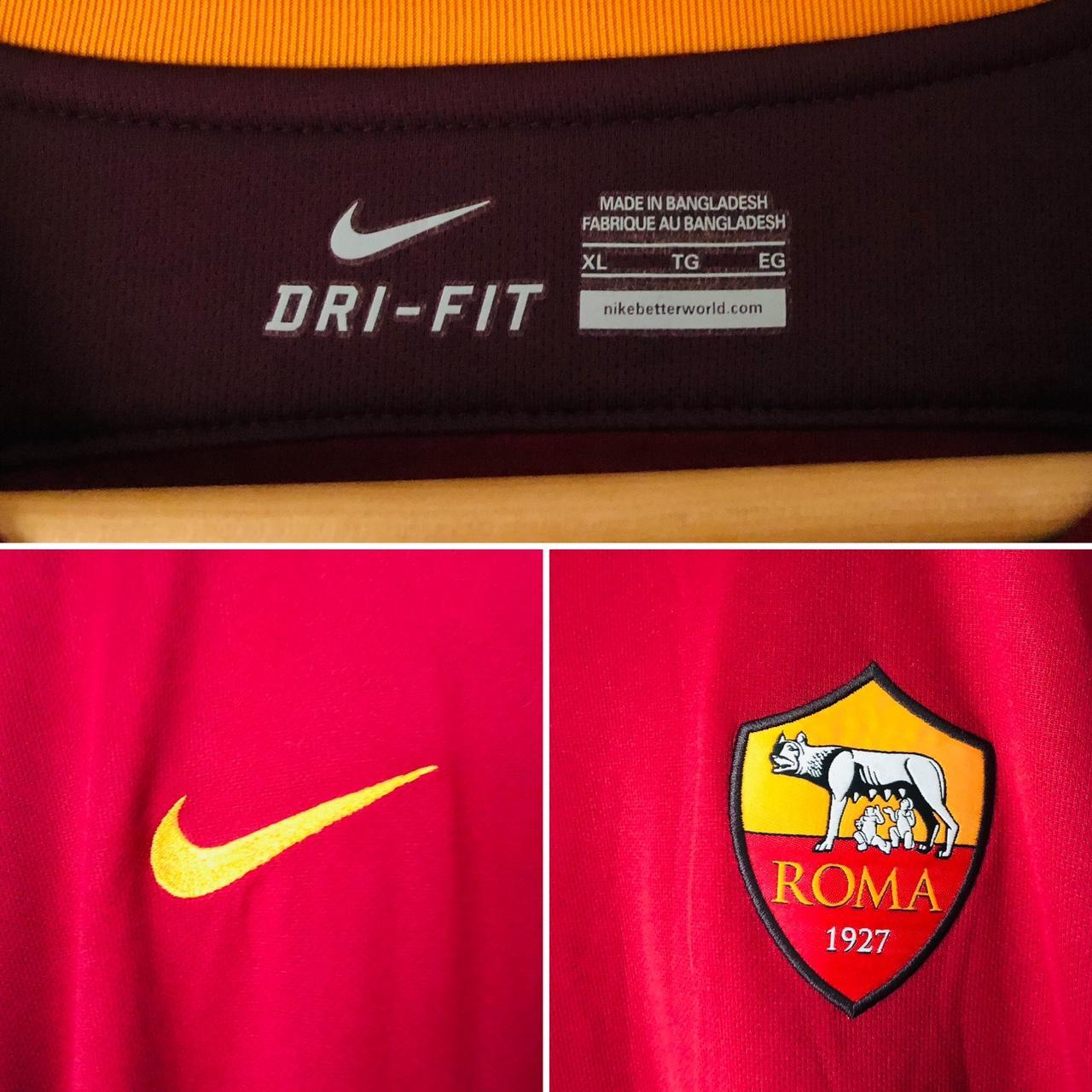 AS Roma 2015/2016 Red Football Shirt (XL)