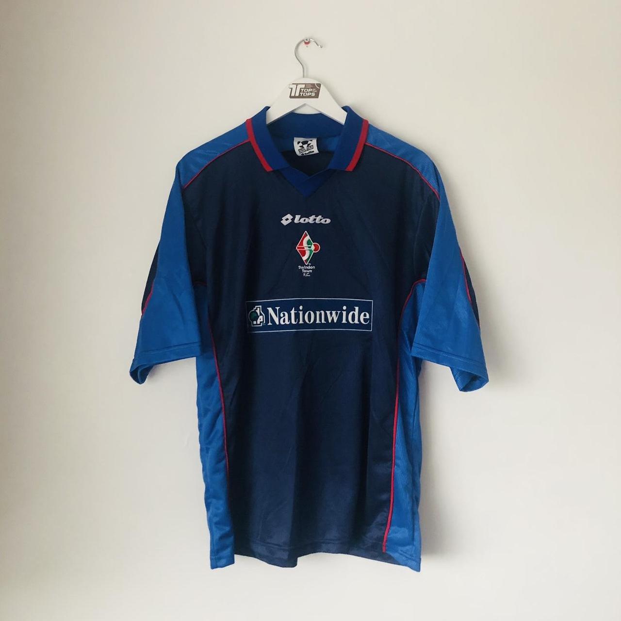 Swindon Town 1999/2000 Blue Away Football Shirt (M)