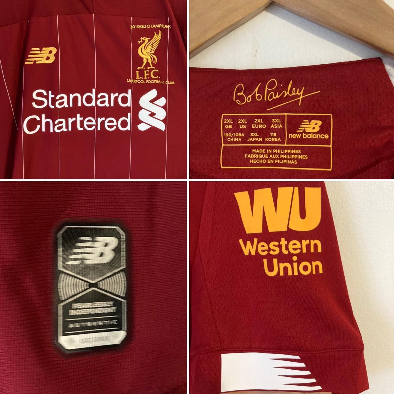Liverpool 2019/2020 Red Home Football Shirt (XXL)