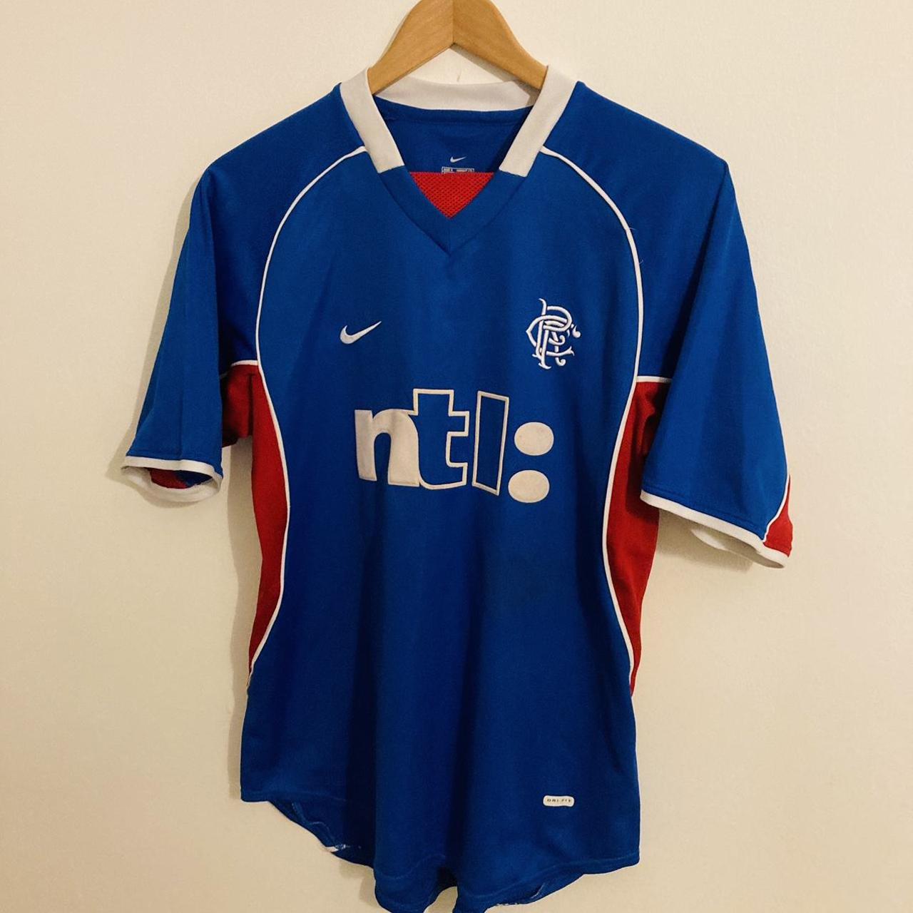 Rangers 2001/2002 Blue Home Football Shirt (S)