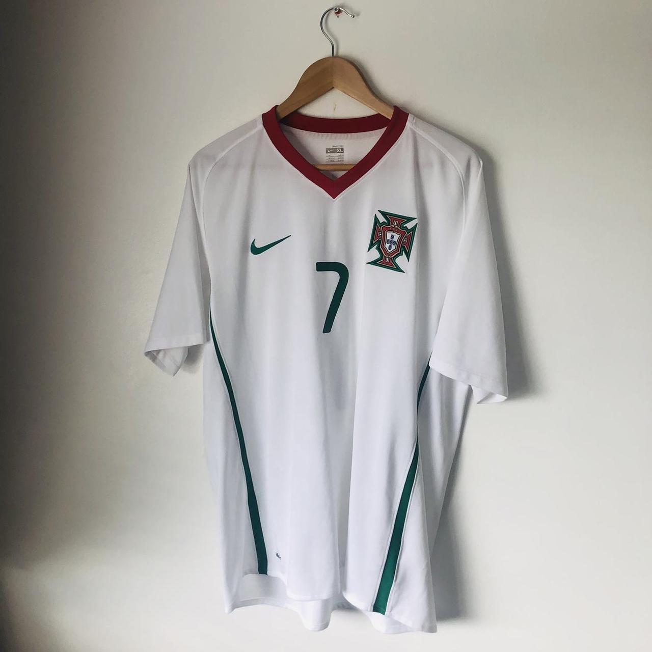 Portugal 2008 White Away Football Shirt (XL)