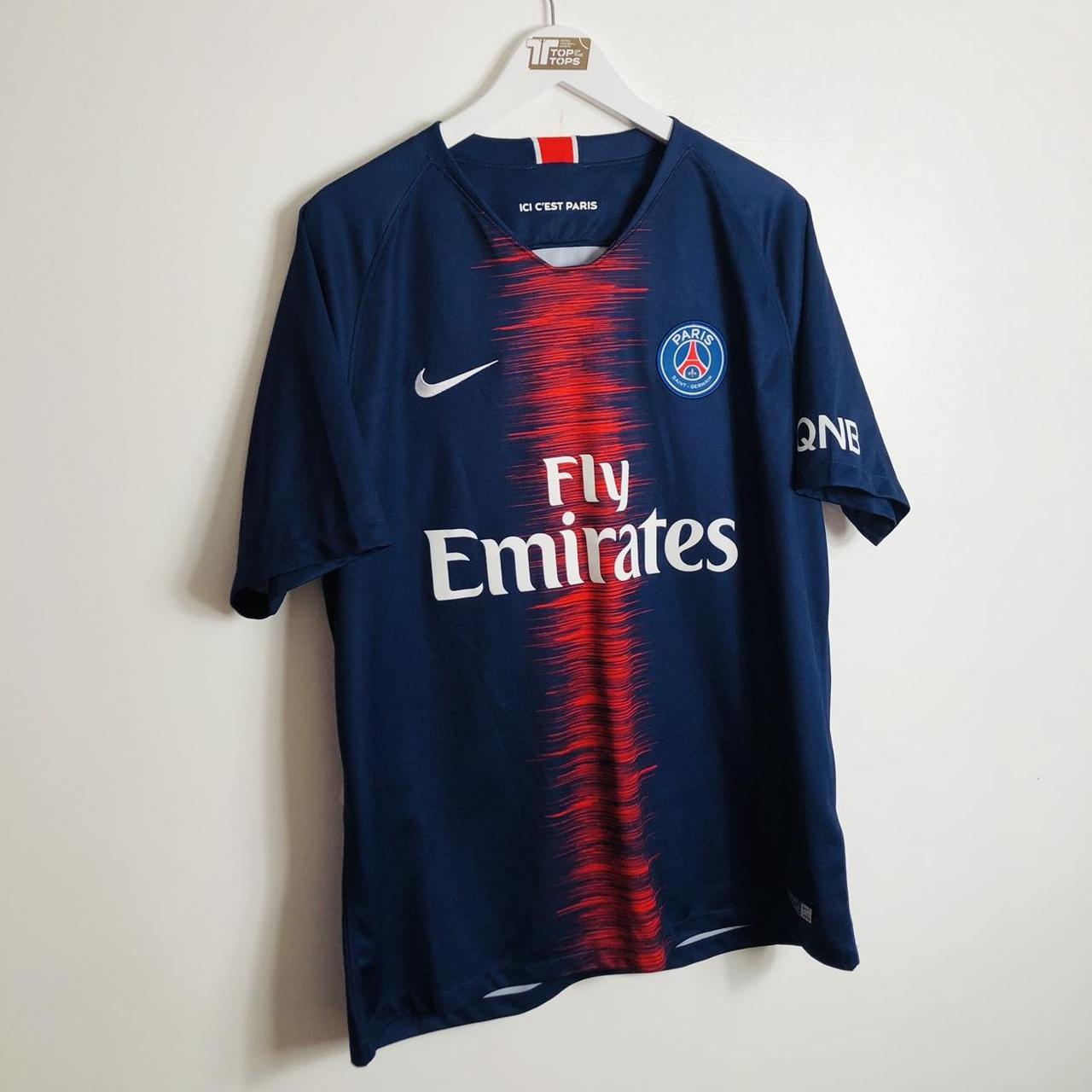 Paris Saint-Germain 2018/2019 Navy Home Football Shirt (XL)