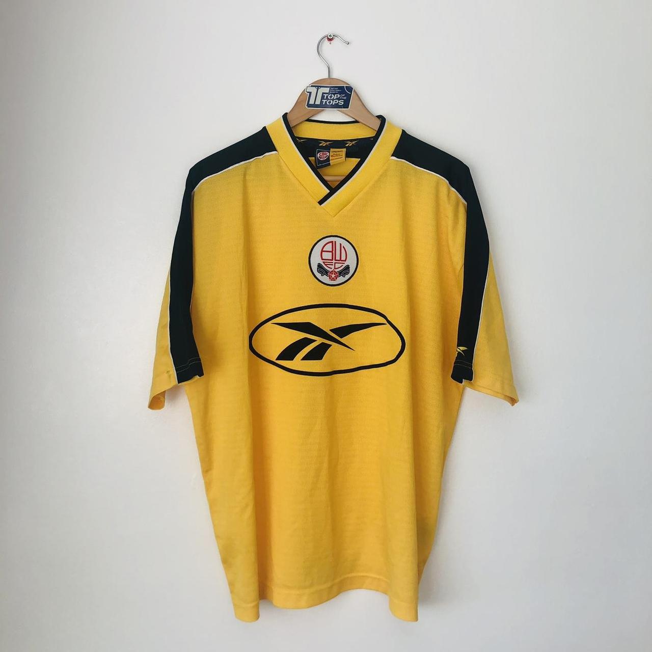 Bolton Wanderers 1998/2000 Yellow Away Football Shirt (L)