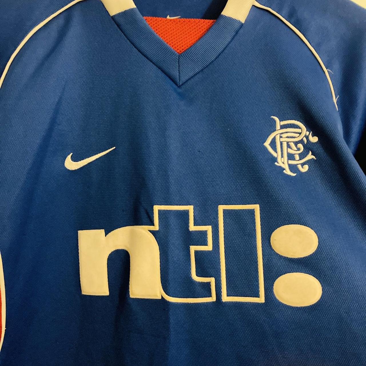Rangers 2001/2002 Blue Home Football Shirt (S)