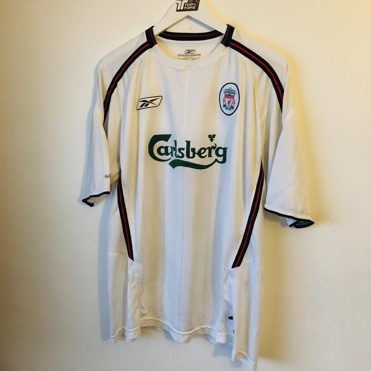 Liverpool 2003/2005 White Away Football Shirt (XL)