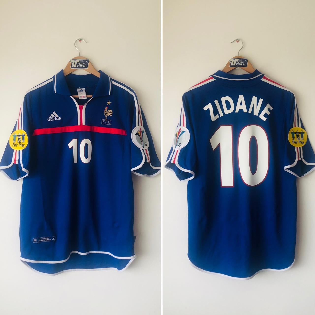 France 2000 Blue Football Shirt (M)