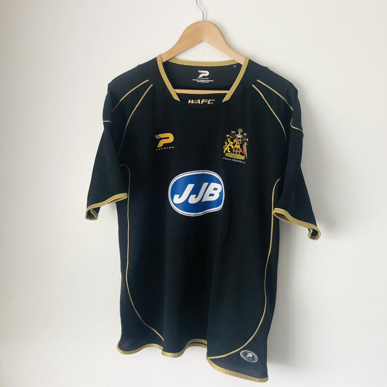 Wigan Athletic 2003/2005 Black Away Football Shirt (M)