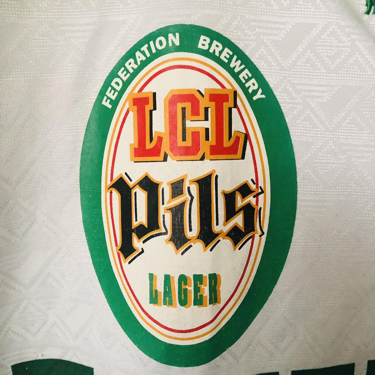 Blyth Spartans 1997/1998 Green & White Home Football Shirt (S)