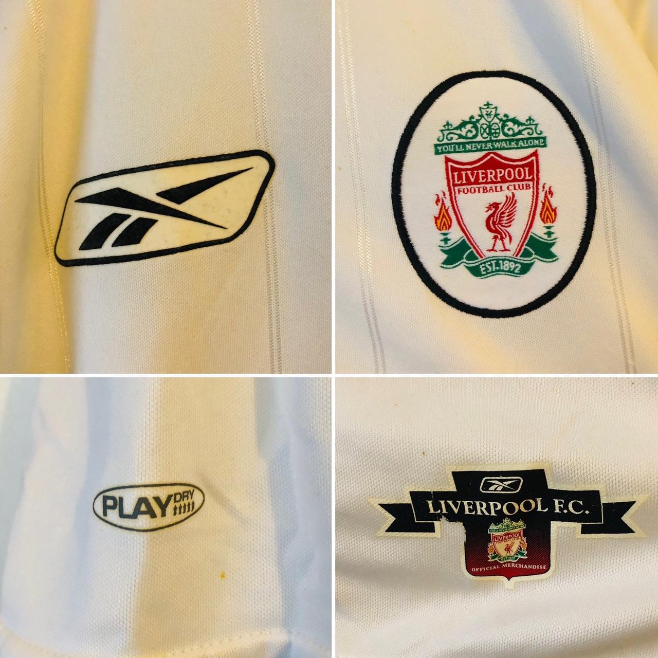 Liverpool 2003/2005 White Away Football Shirt (XL)