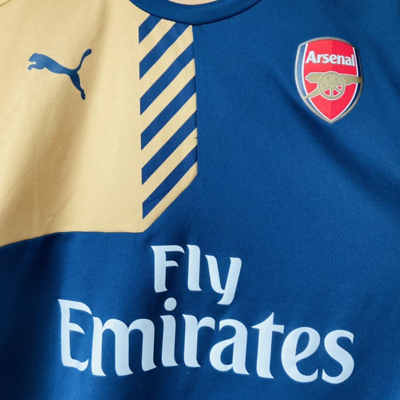 Arsenal 2015/2016 Navy Training Football Shirt (XL)