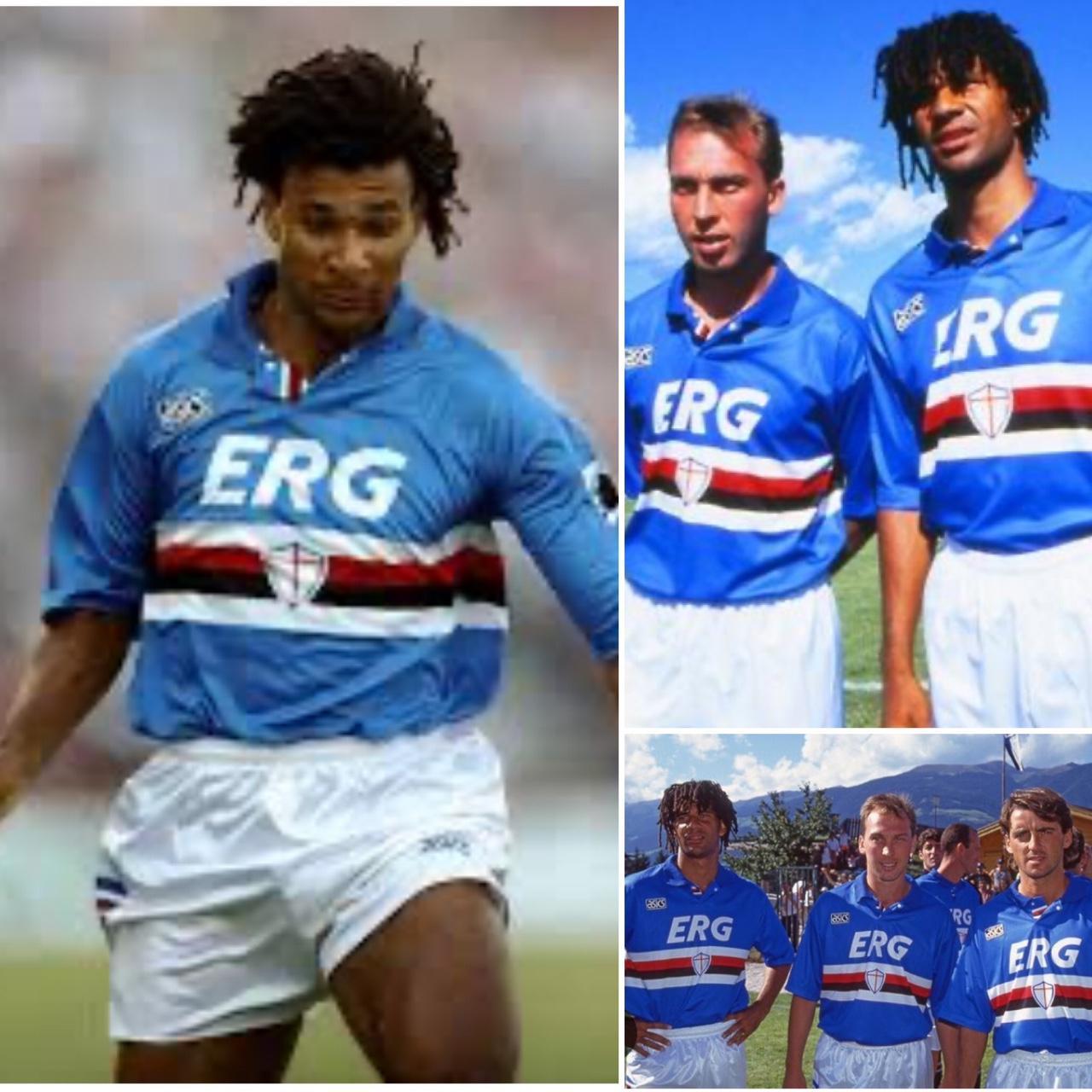 Sampdoria 1992/1994 Blue Home Football Shirt (M)