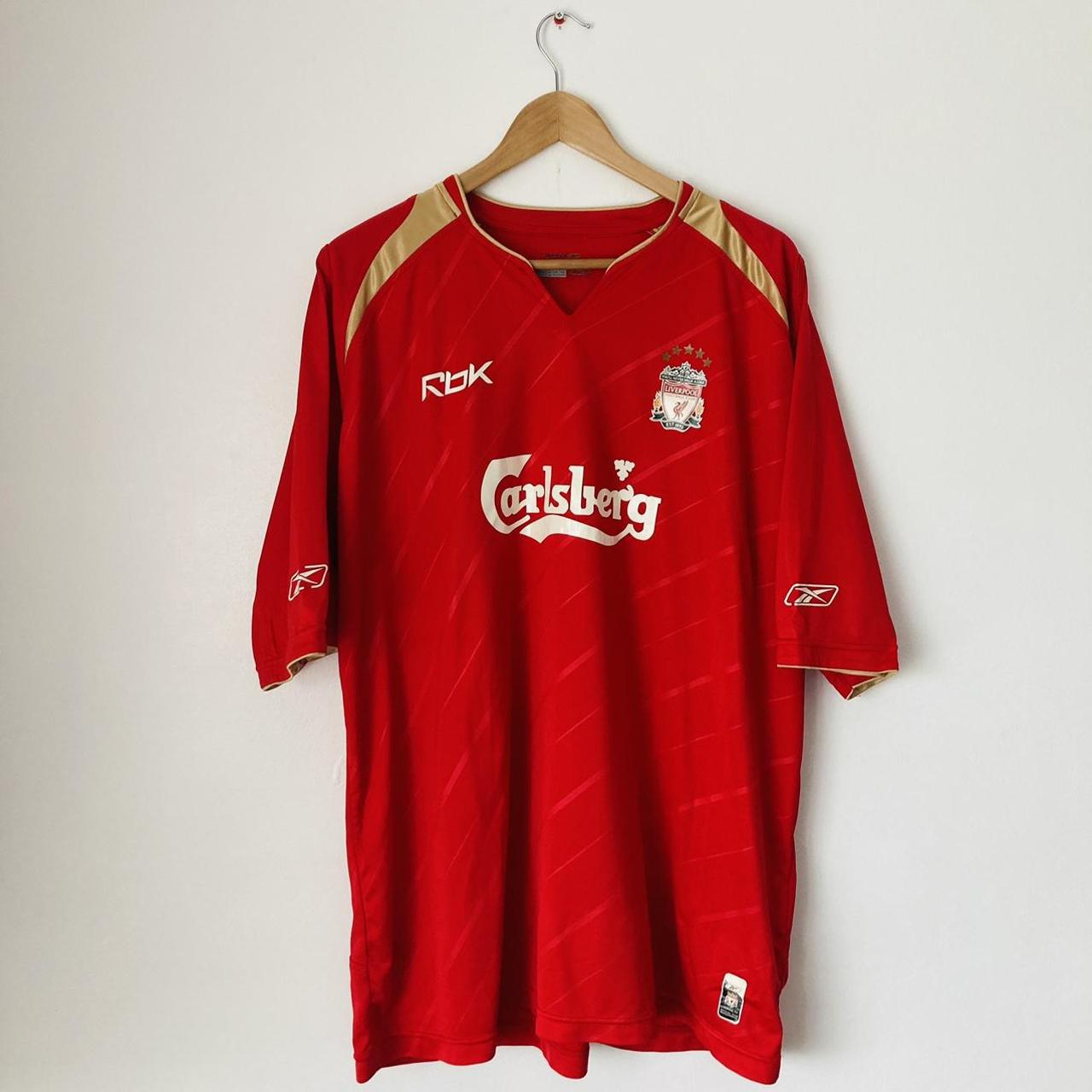 Liverpool 2005/2006 Red Cup Football Shirt (XXL)