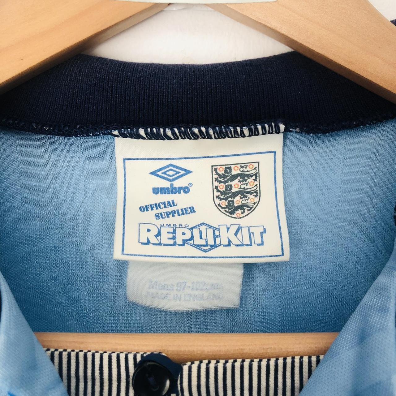 England 1992 Blue Football Shirt (L)