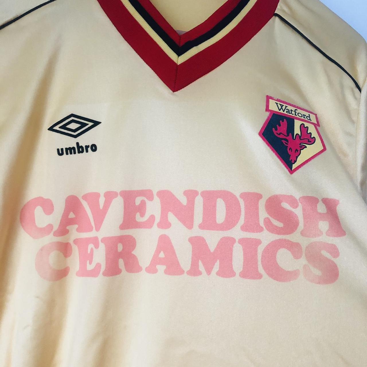 Watford 80s Yellow Home Football Shirt (M)