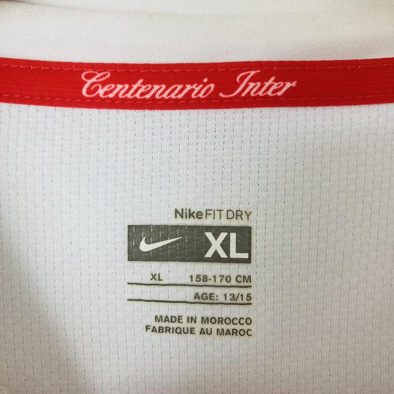 Inter Milan 2007/2008 White Home Football Shirt (YXL)