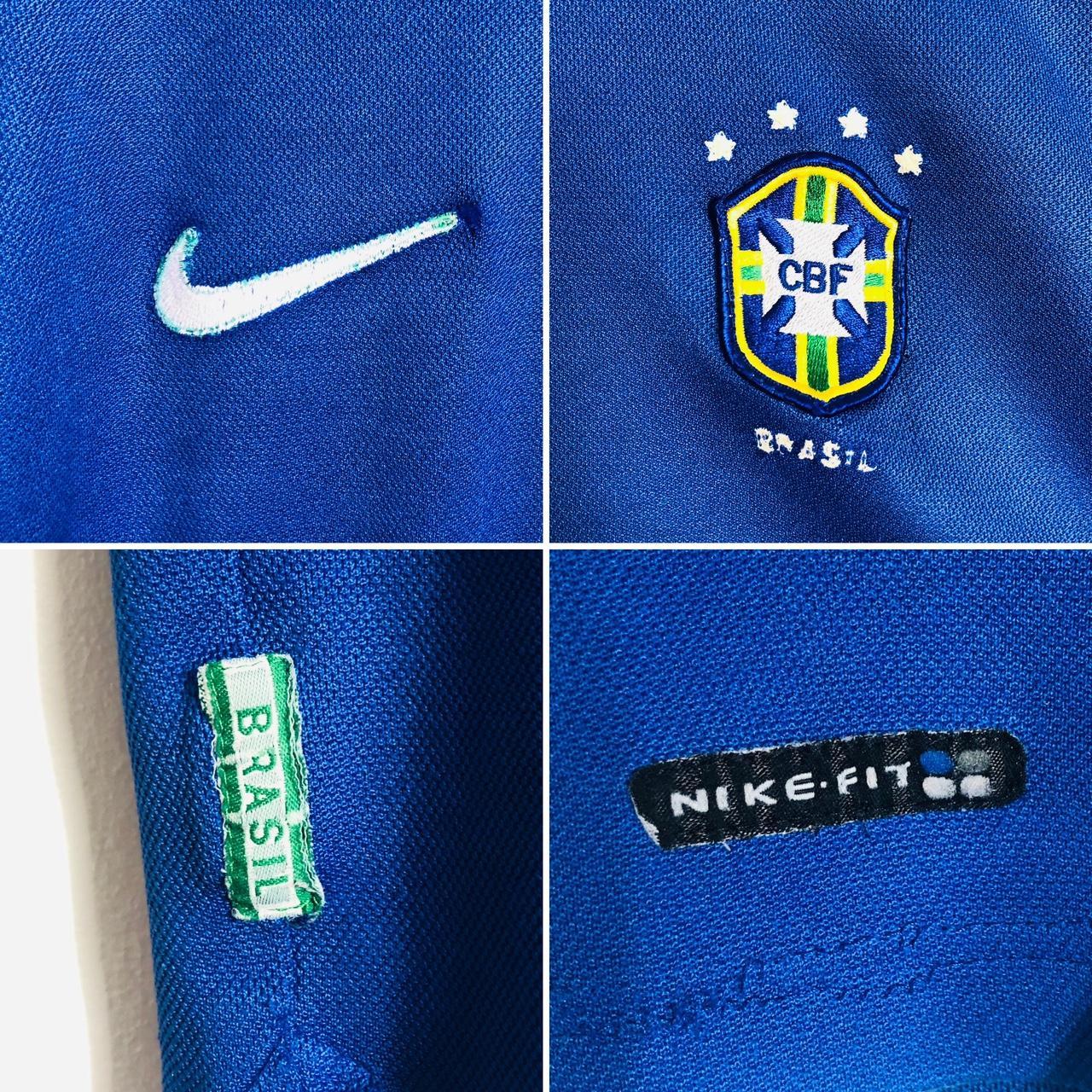 Brazil 1998 Blue Away Football Shirt (XXL)
