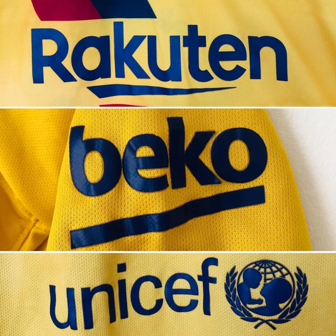 Barcelona 2019/2020 Yellow Away Football Shirt (YXL)