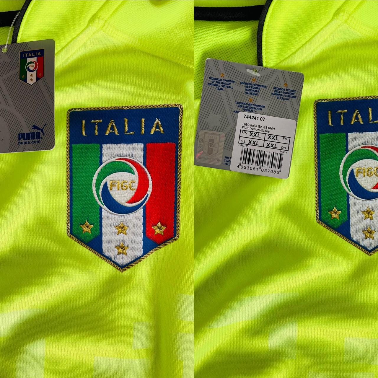 Italy 2016 Neon Goalkeeper Football Shirt (XXL)