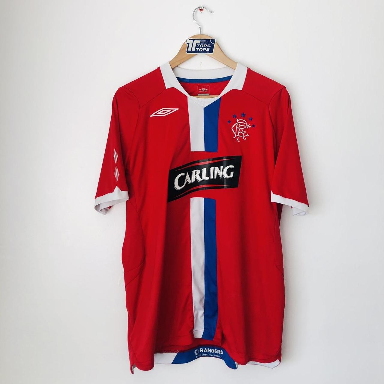Rangers 2008/2009 Red Football Shirt (L)