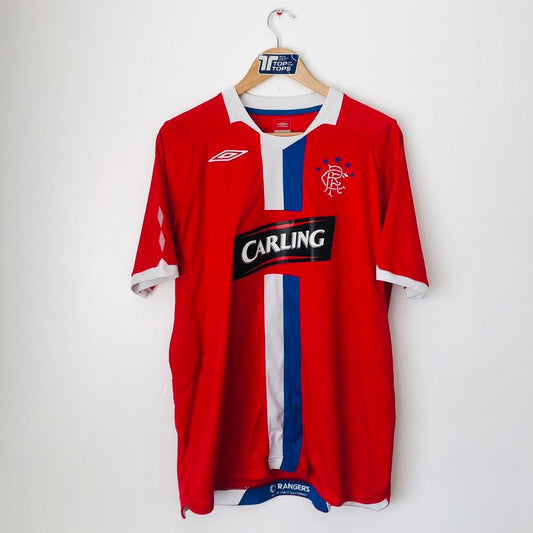Rangers 2008/2009 Red Football Shirt (L)