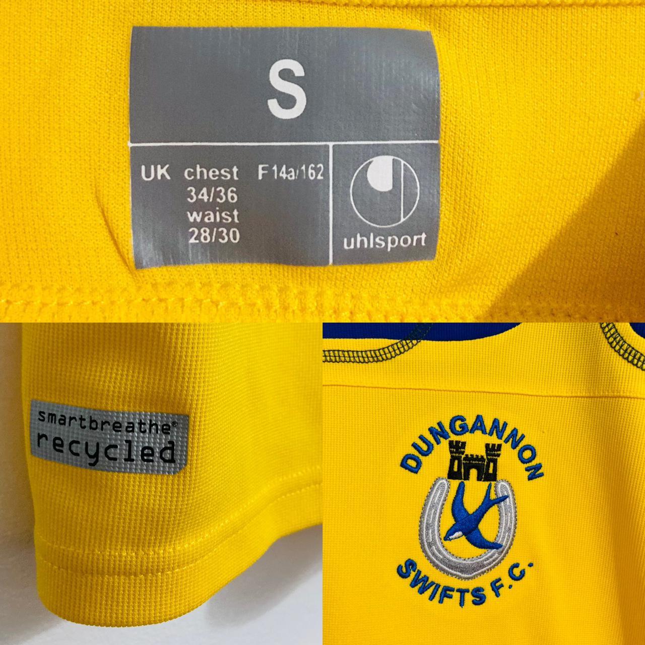 Dungannon Swifts Yellow Away Football Shirt (S)