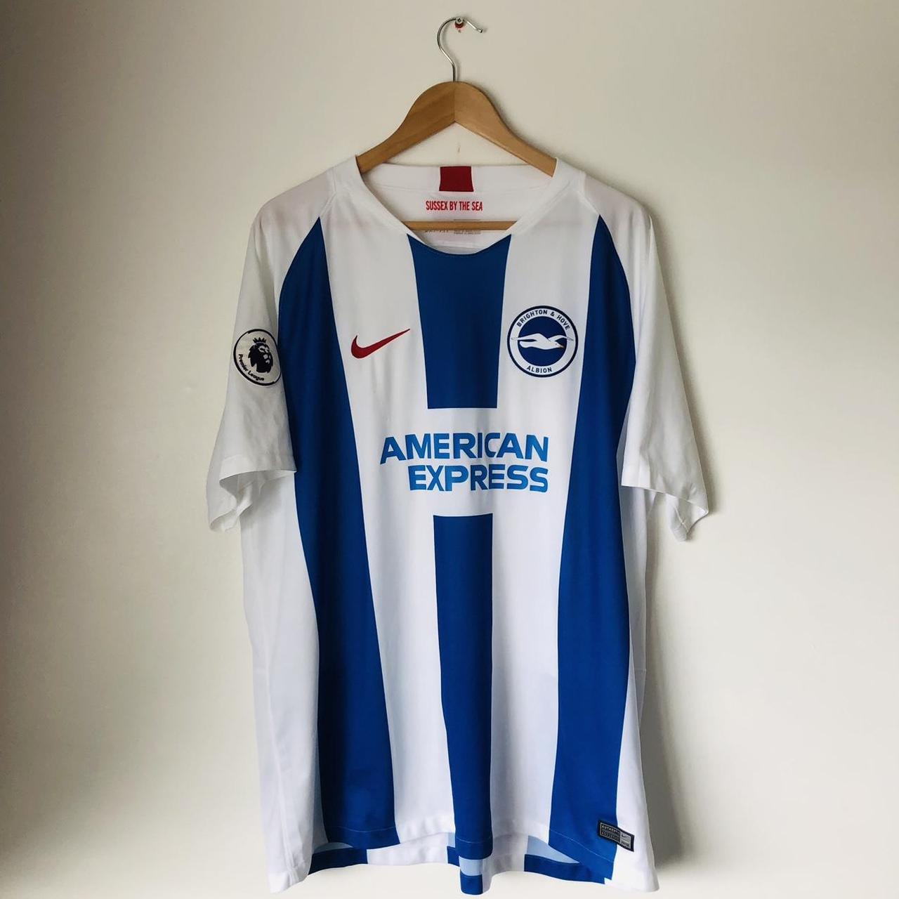 Brighton 2018/2019 Blue & White Home Football Shirt (XXL)