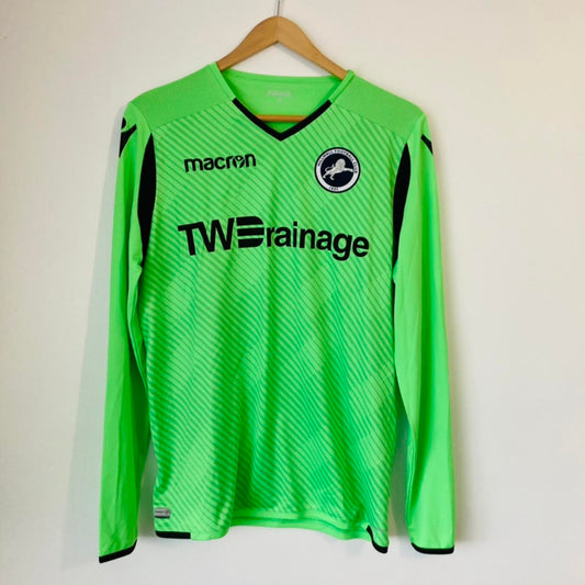 Milwall 2018/2019 Green Goalkeeper Football Shirt (M)