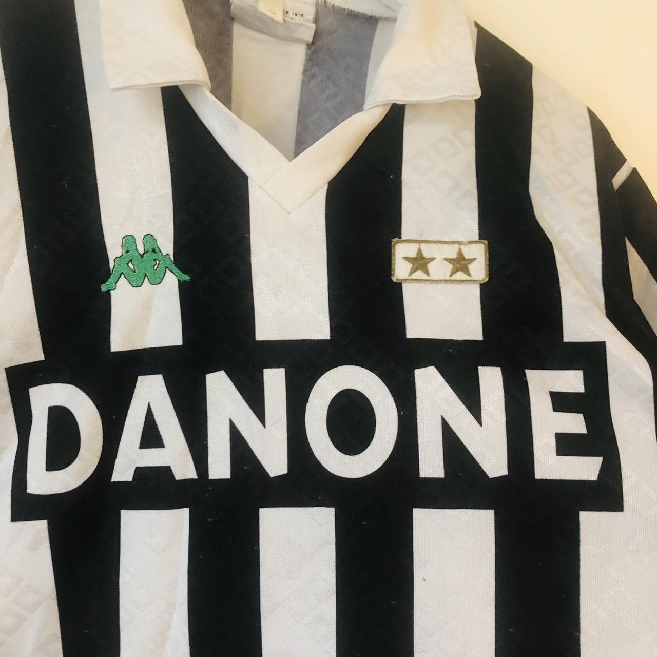 Juventus 1992/1994 Black & White Home Football Shirt (XL)