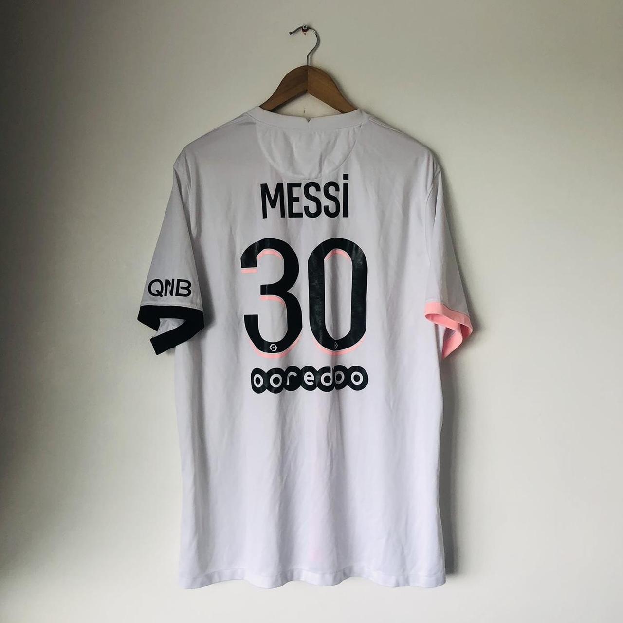 Paris Saint-Germain 2021/2022 White Away Football Shirt (XXL)