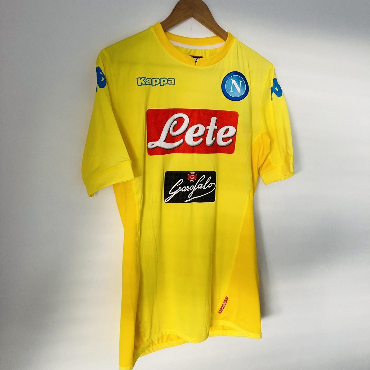 Napoli 2018/2019 Yellow Third Football Shirt (L)
